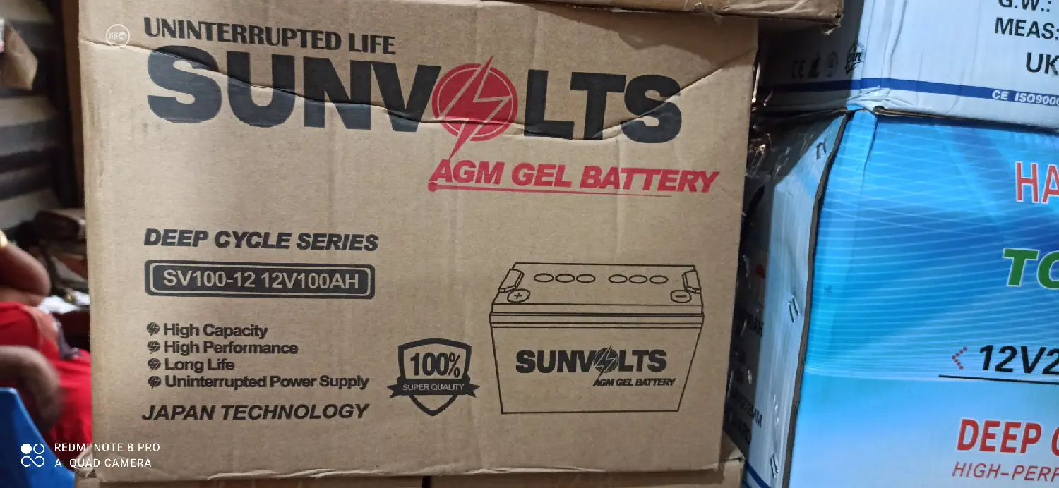 Sunvolts Battery 12v 100ah
