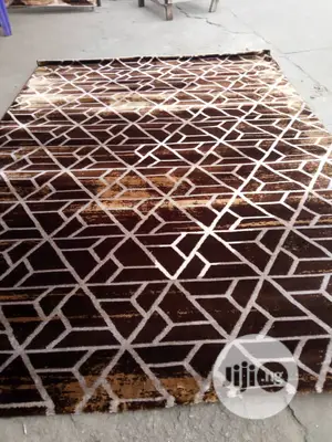 Light and Coffee Brown Design Turkey Center Rugs 7/10