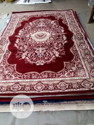 Red Background Royals Design Center Rugs (7/10)