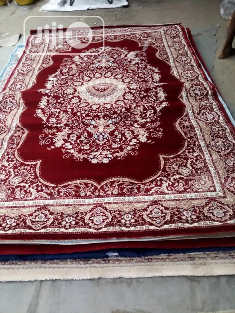 Red Background Royals Design Center Rugs (7/10)