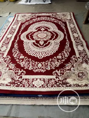 Red Background Royals Design Center Rugs (7/10)