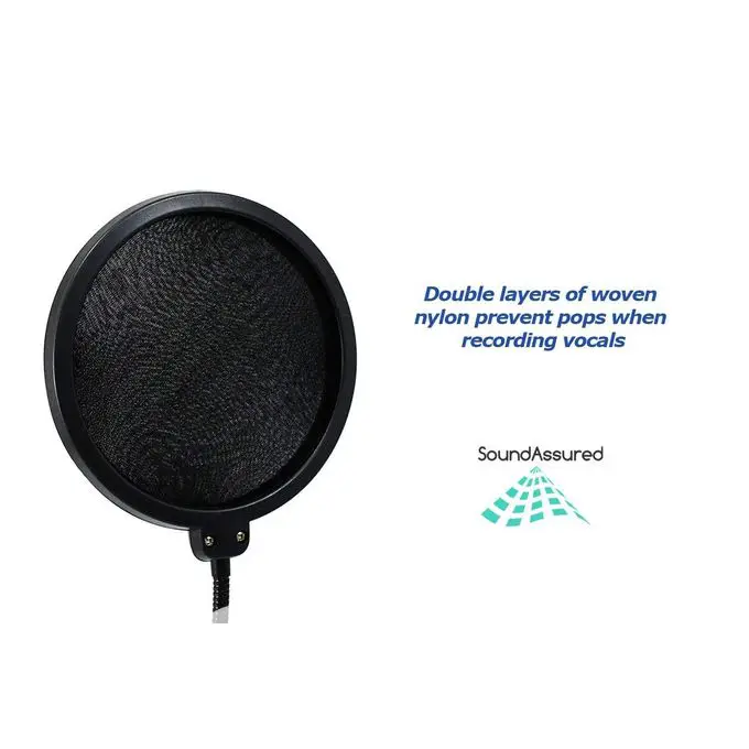 Double-Layer Recording Microphone Studio Pop Filter