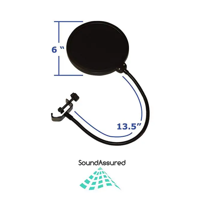 Double-Layer Recording Microphone Studio Pop Filter