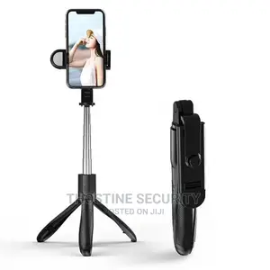 Selfie Stick With Tripod Stand Remote and Flashlight