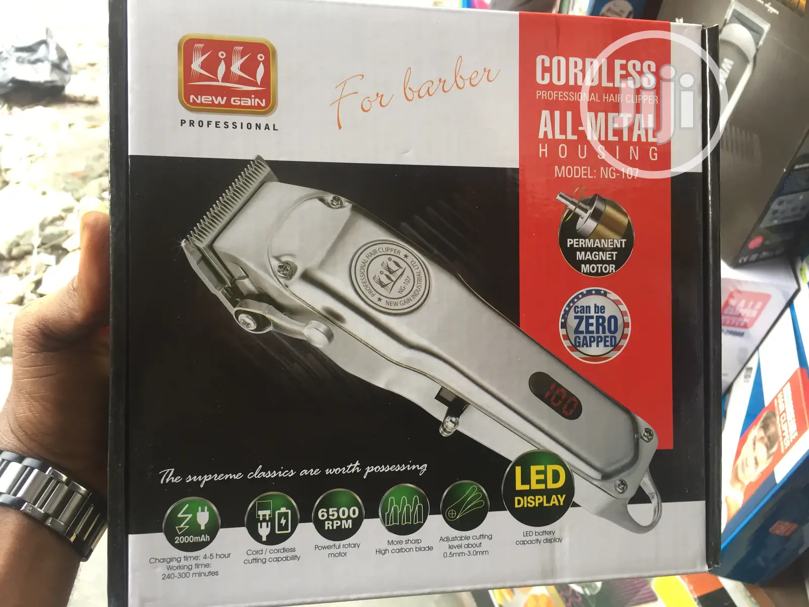 Kiki Rechargeable Clipper - All Metal
