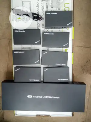 1×7hdmi Splitter and Extender Over Ethernet