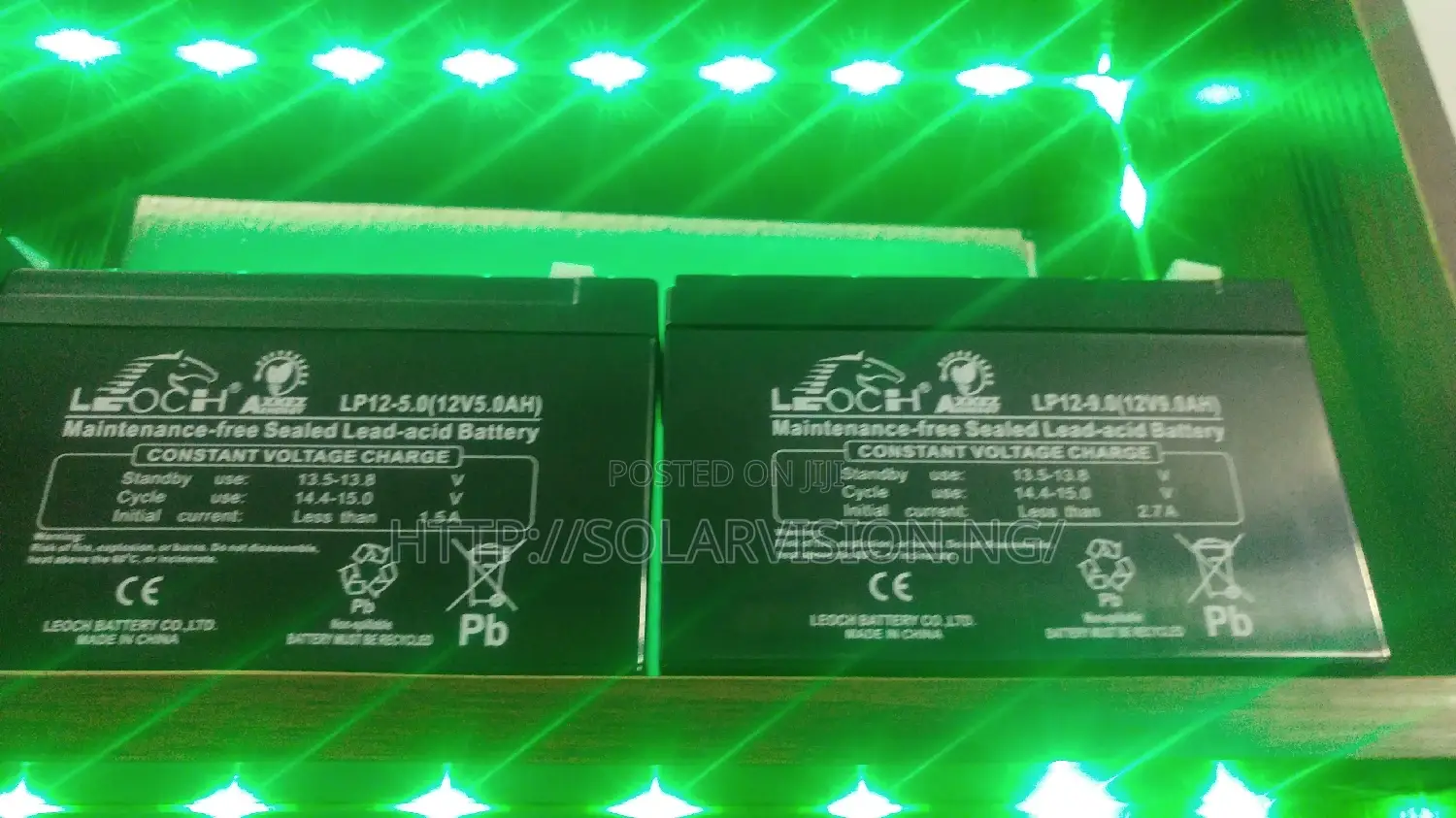 12volt 5ah Leoch Ups Replacement Battery