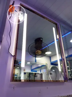 LED Gold Mirror