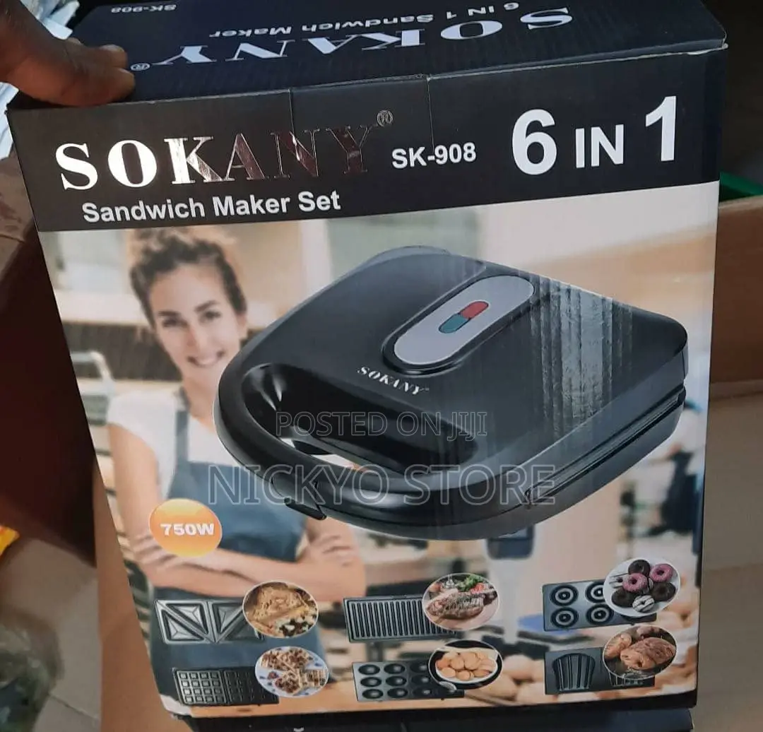 Sokany 6 In 1 Sandwich Maker