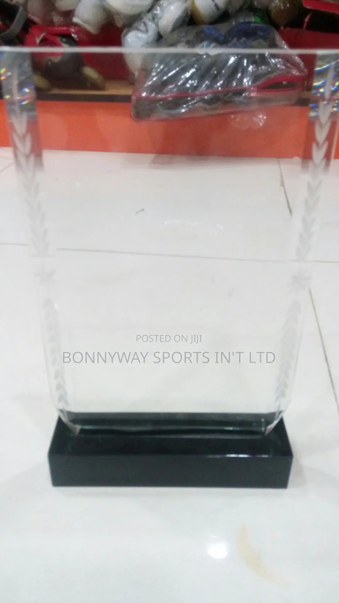 New Design Glass Award Plaque