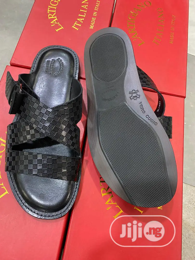 Classic Italian Leather Slippers