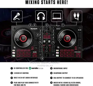 Numark Mixtrack Platinum FX – DJ Controller for Serato DJ