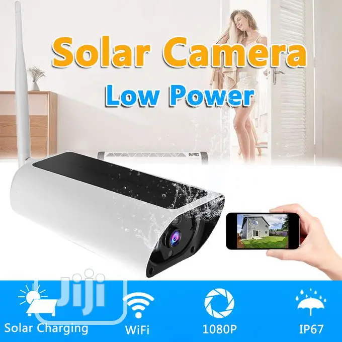 Night Vision 1080P HD Solar Powered Wireless WIFI IP Camera