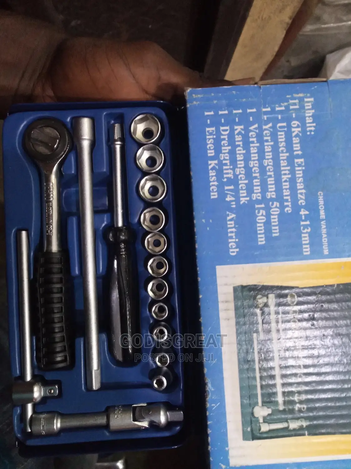 Small Deck Socket Set 1⁄4drive