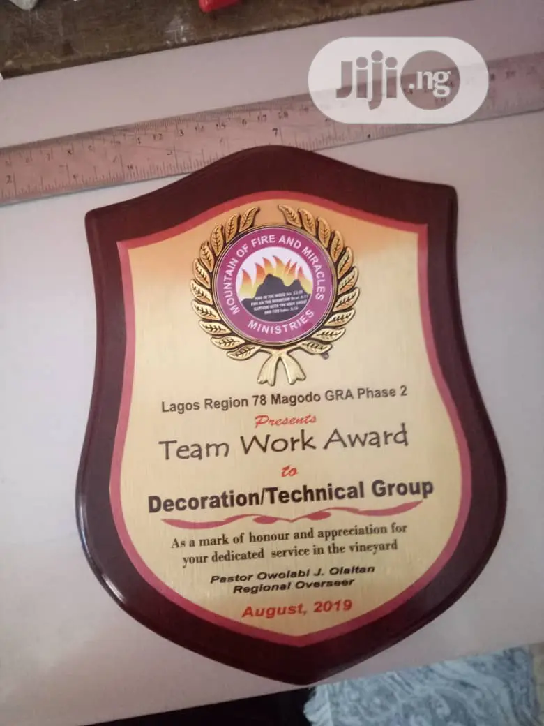 Award Plaque Glass Plaque New Design