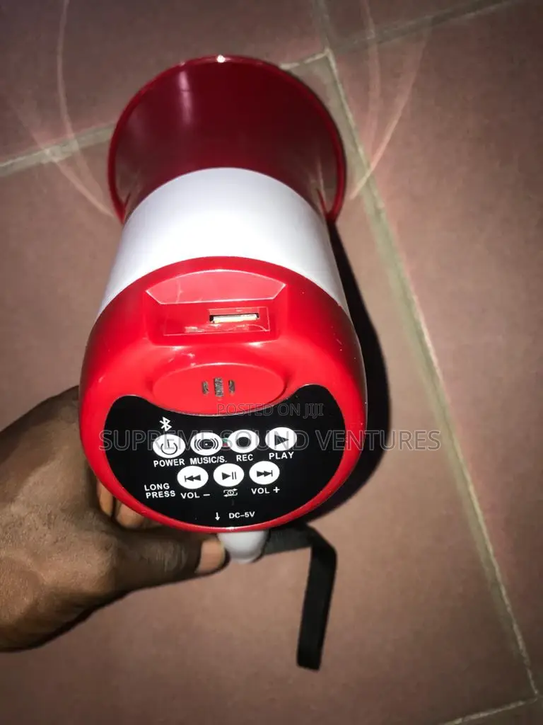 Handheld Lithium Battery Megaphone With Bluetooth