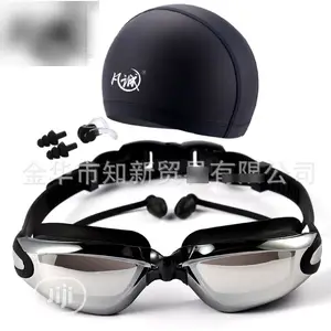 HD Waterproof Anti-Fog Glasses Swimming Goggle Kit