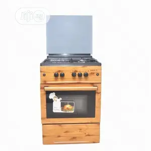 Maxi 6060 3gas + 1electric Wooden Gas Cooker