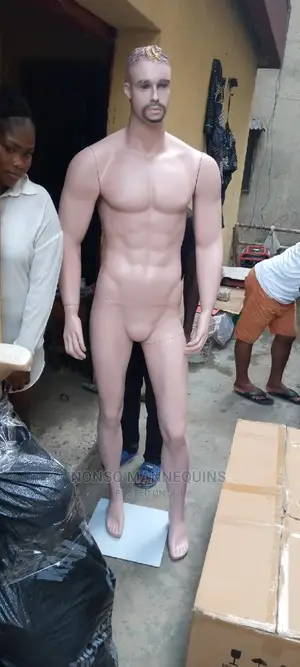 Skin Color Male Fibre Full Body Mannequins