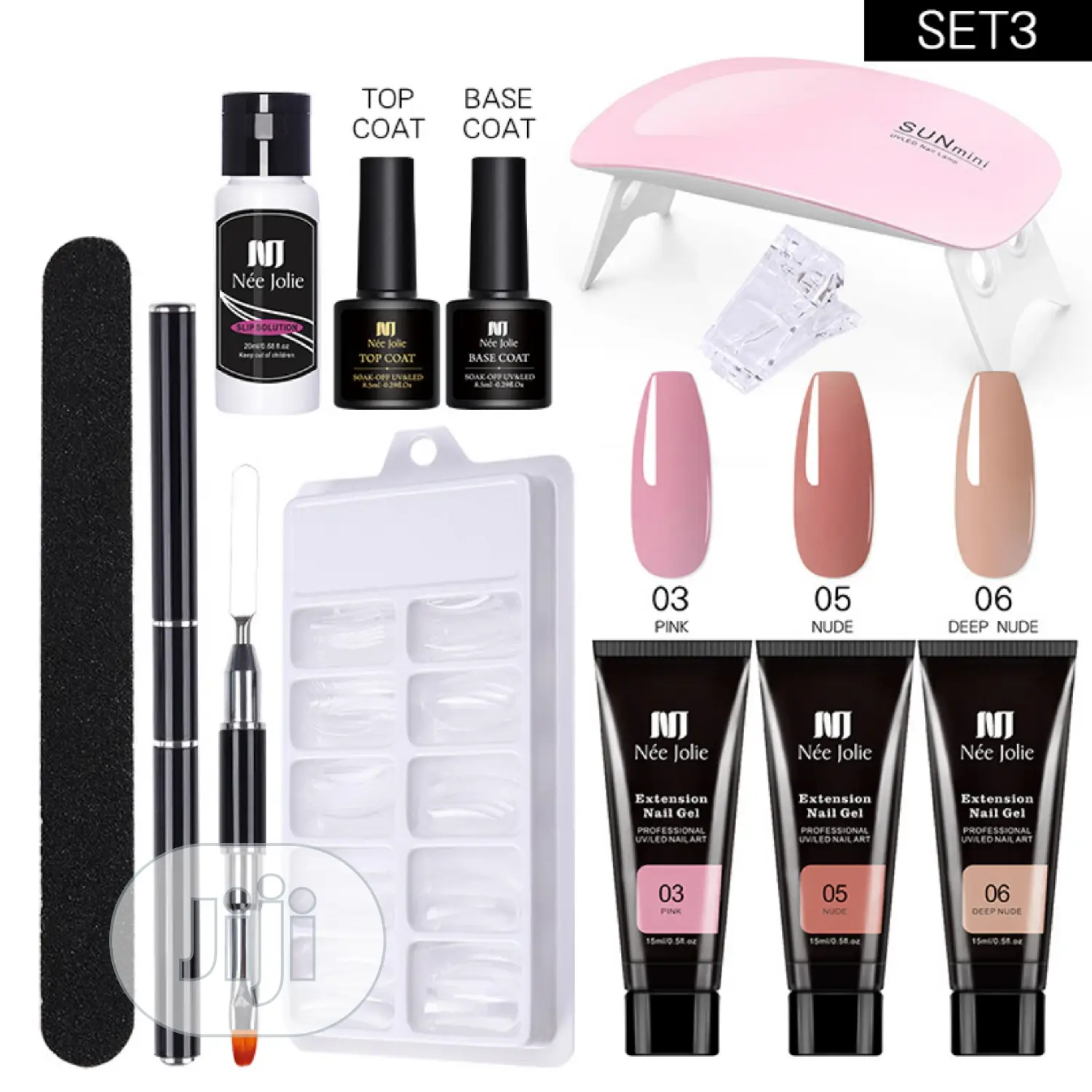 Professional UV Polygel Nail Acrylic Manicure Tool Set