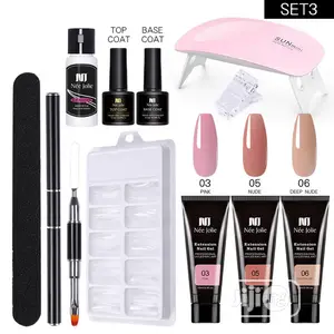 Professional UV Polygel Nail Acrylic Manicure Tool Set