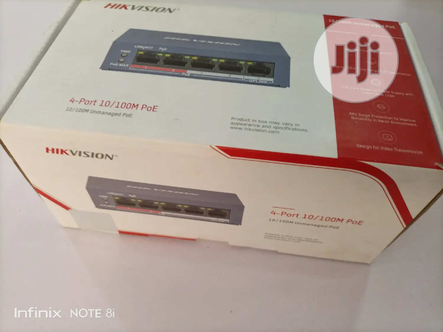 Ds-3e0105poe(B) 4port 100mbps Longrange Unmanaged Poe Switch
