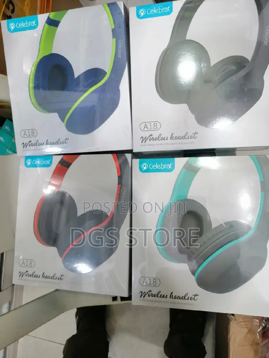 Celebrat A18 Bluetooth Headphone