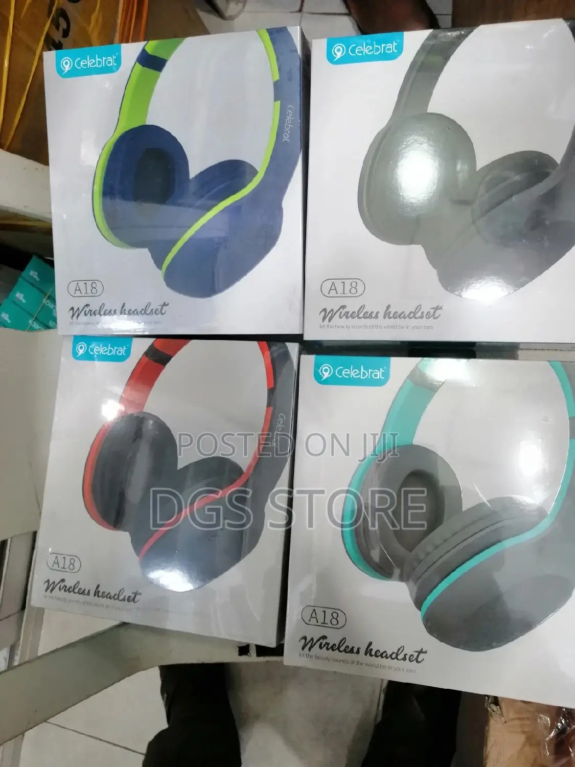 Celebrat A18 Bluetooth Headphone