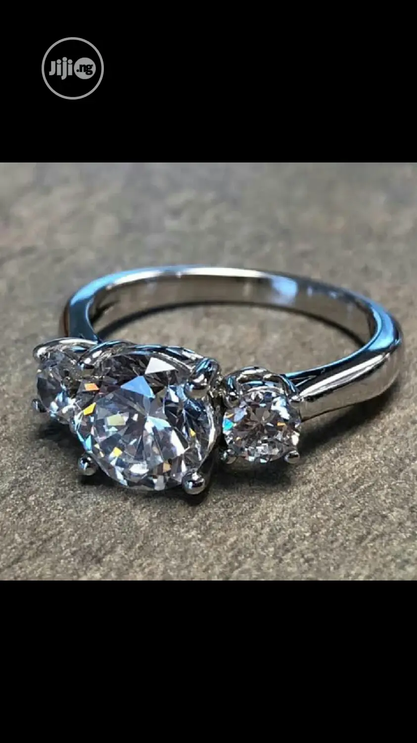 U.S Sterling Silver Ladies Proposal Ring - Silver
