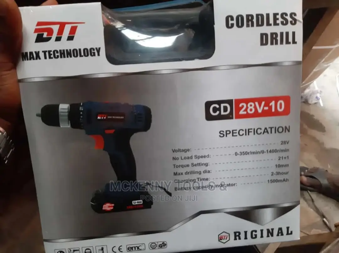 Max Tech Cordless Drill 28v