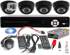 4 Channel CCTV Camera System With Accessories+Installation