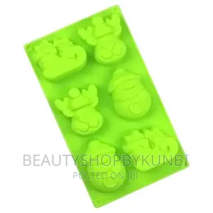 Snowball Silicone Mold(6 Cavities)/Christmas Character Mold