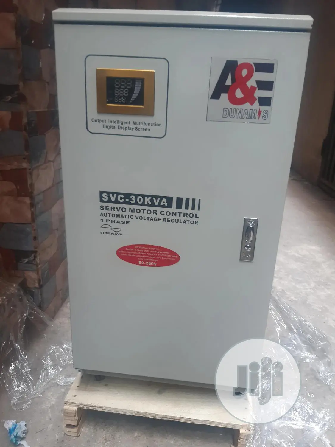 30kva Servo Central Stabilizer Single Phase 80v-280v