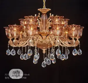 Royal Chandelier Lighting, Double Step