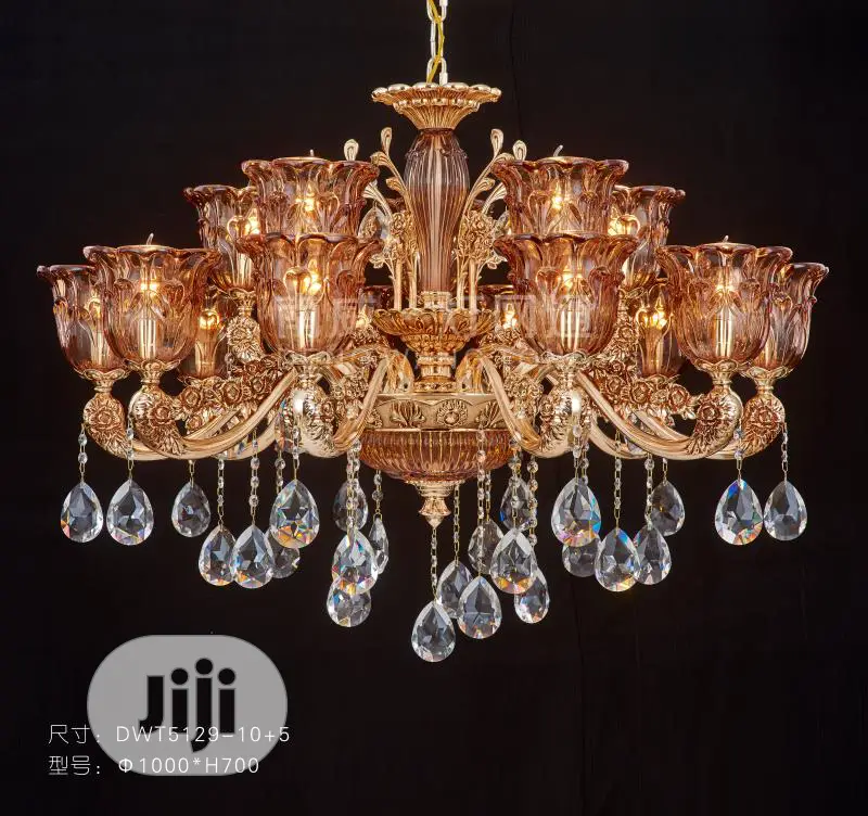 Royal Chandelier Lighting, Double Step