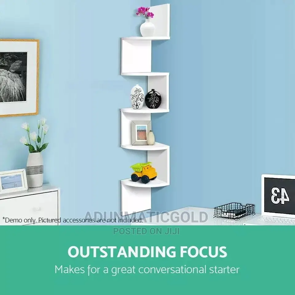 Corner Rack Wooden Design