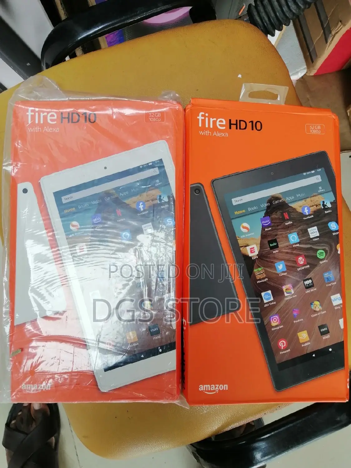 New Amazon Fire HD 10 32 GB Black