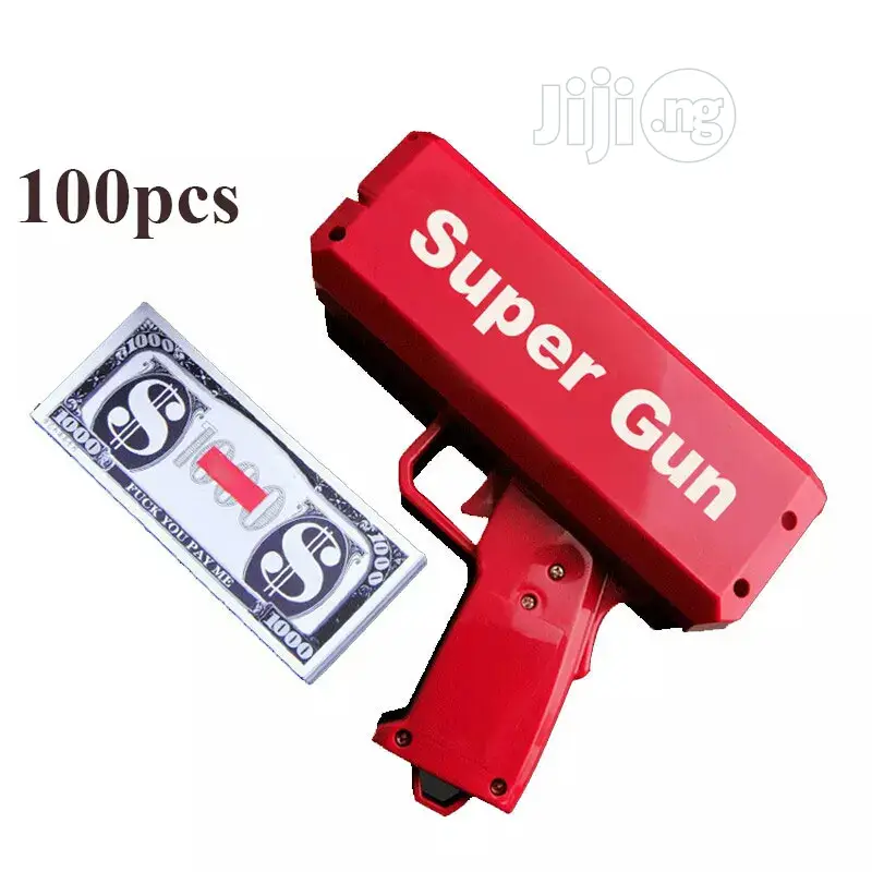 Make It Rain Money Gun Red