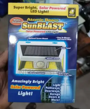 Entrance Solar Powered Security Lights Atomic Beam Sunblast