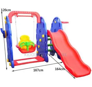 3in1 Swing Chair Slide Basketball Play Toy