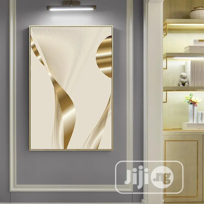 Artwork Silver Golden Abstract Geometric