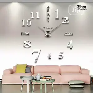 Large Wall Clock 3D DIY