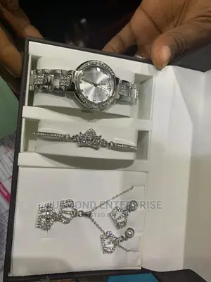 Wristwatch And Necklace Set