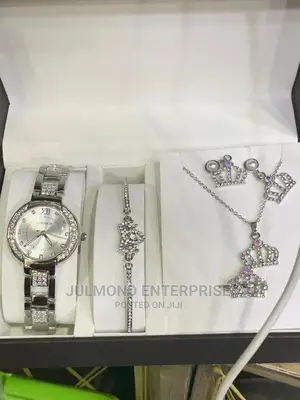 Wristwatch And Necklace Set
