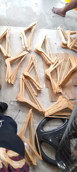 Wooden Hangers for Clothes Display