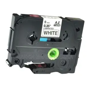 Label Tape Cart TZC-221 for Brotherptouch 9mm Black on White