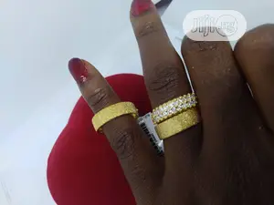 Real Romanian Gold Set of Wedding Ring 0001- Gold
