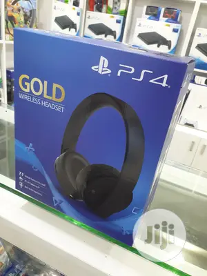 Playstation PS4 Gold Wireless Headset 100% Original Quality