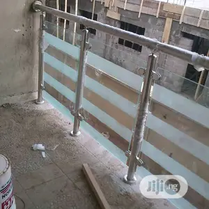 Stainless Handrailing Partitioned Frosted Lines