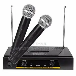 Yamaha Wireless Microphone Ym-288 High Frequncy Dual Channel